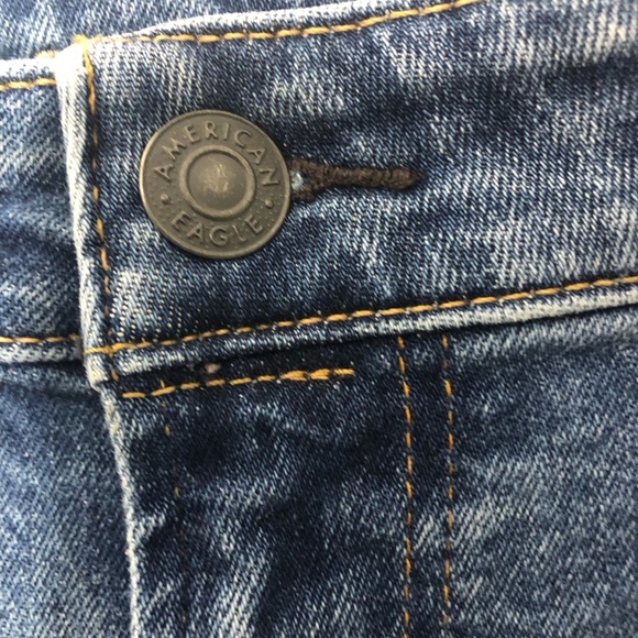 American Eagle Airflex Original Straight Blue Jeans 36x34 - Picture 4 of 8